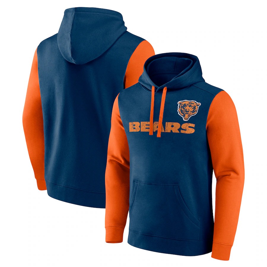 Men Chicago Bears blue 9873 NFL 2024 hoodie